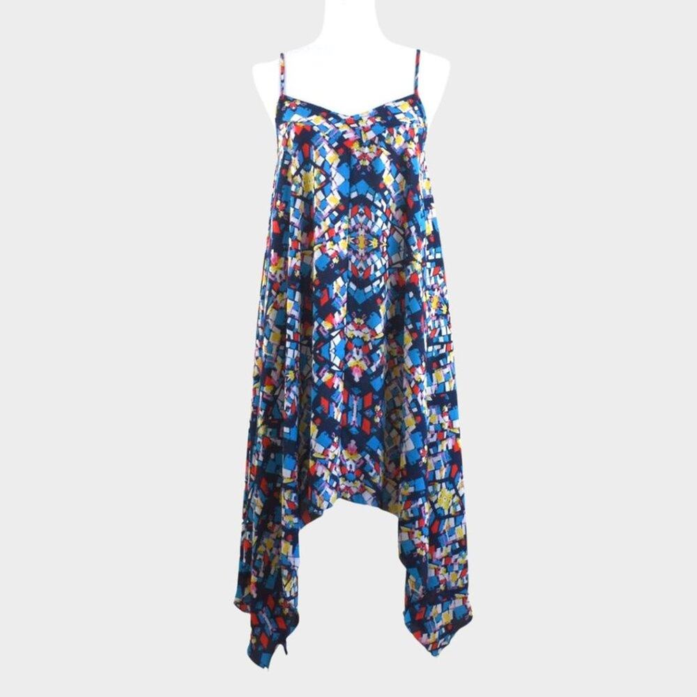 AQUA  Women's Multicolor Loose Fit Dress Size S